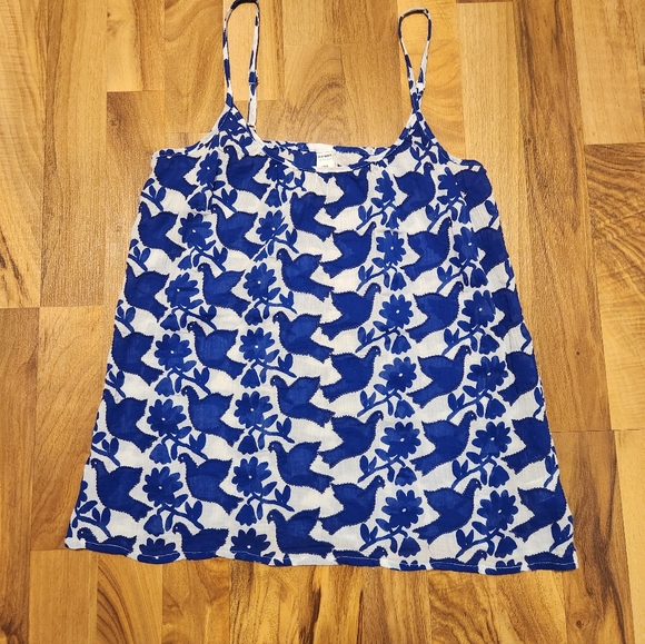 2/$10 Boho top with crocheted birds - Picture 3 of 8